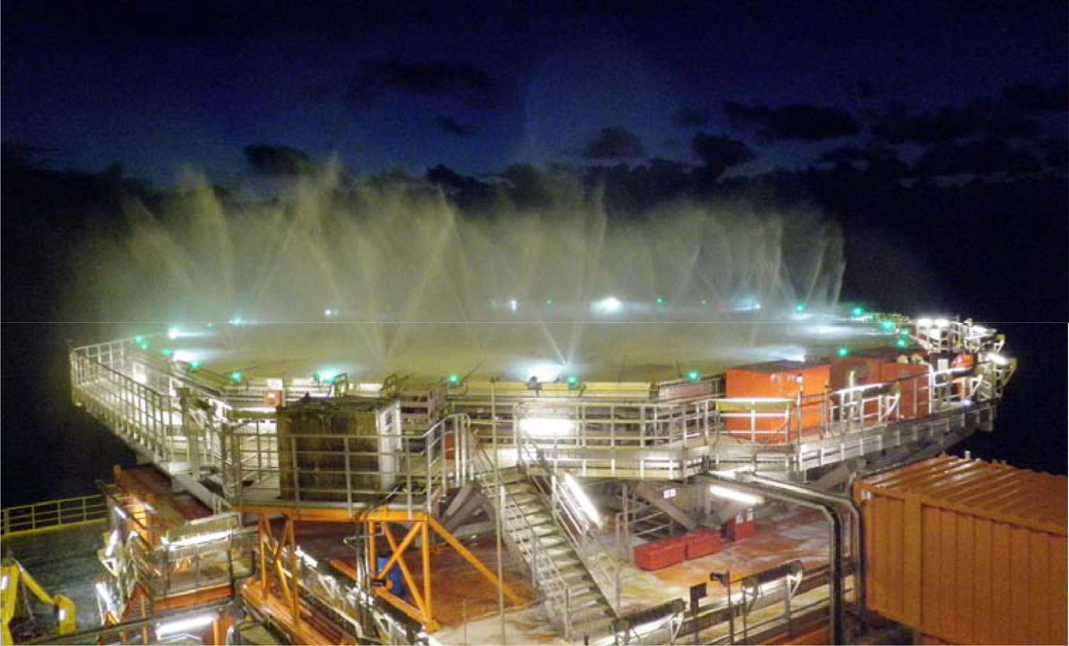 Helideck Fire Suppresion System