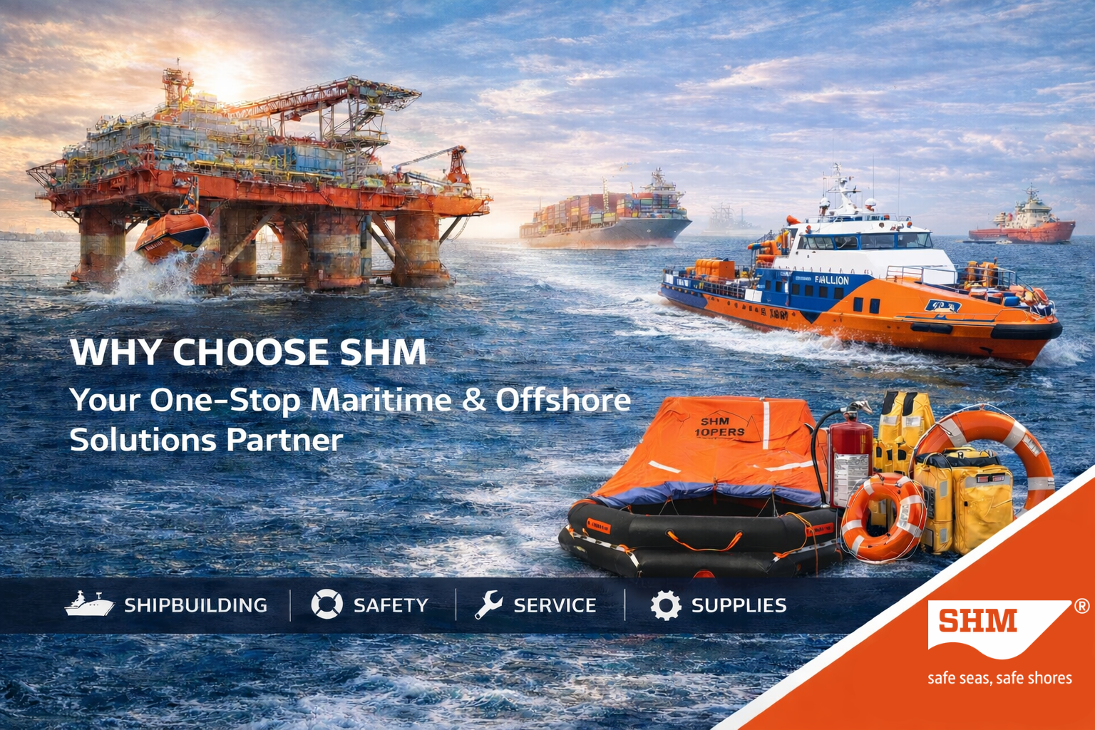 Why Choose SHM as Your One-Stop Maritime & Offshore Solutions Partner