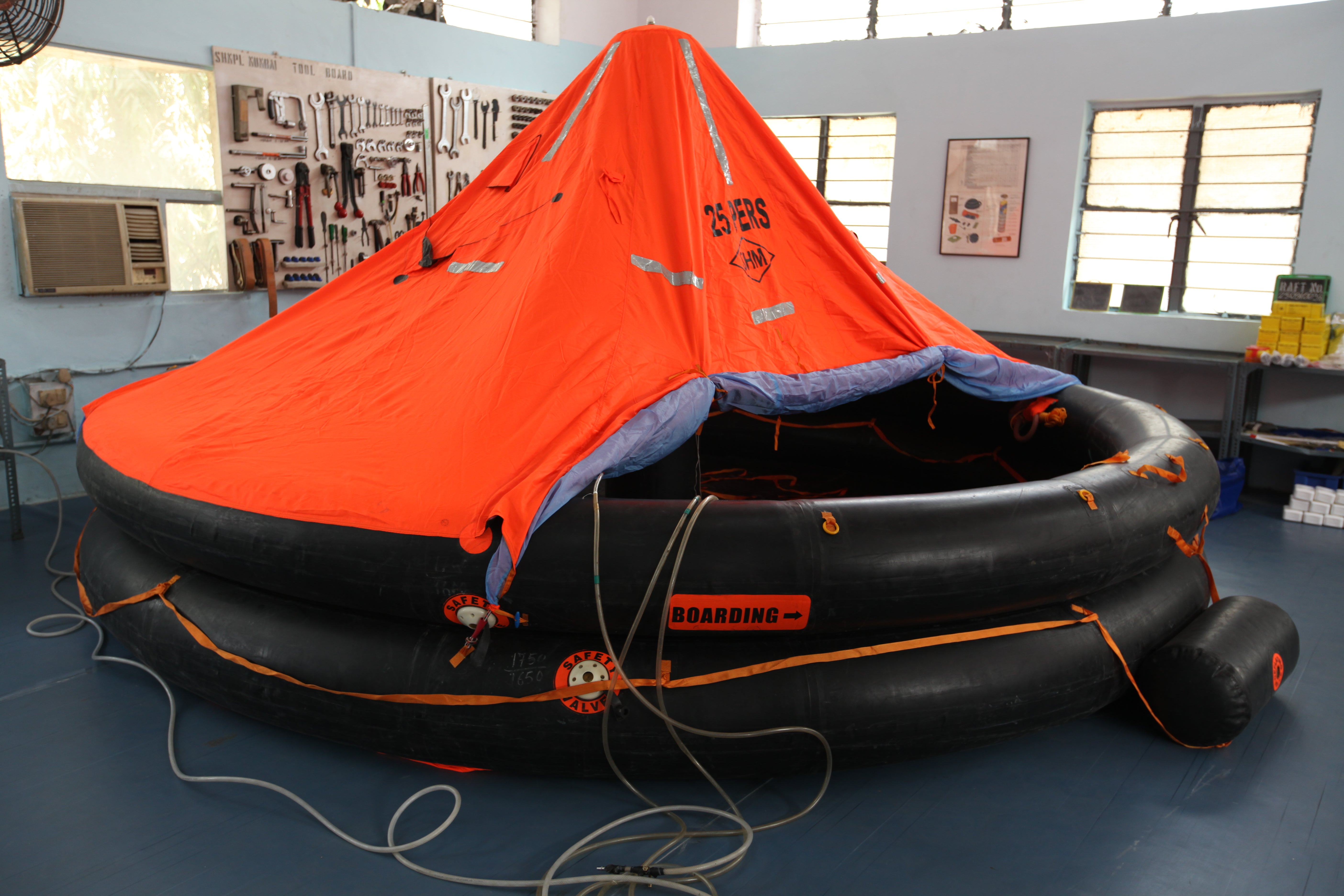 Throw Over-Board Liferafts