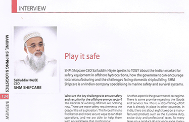 Mr. Saifuddin Hajee was interviewed by The Oil and Gas Year Magazine.